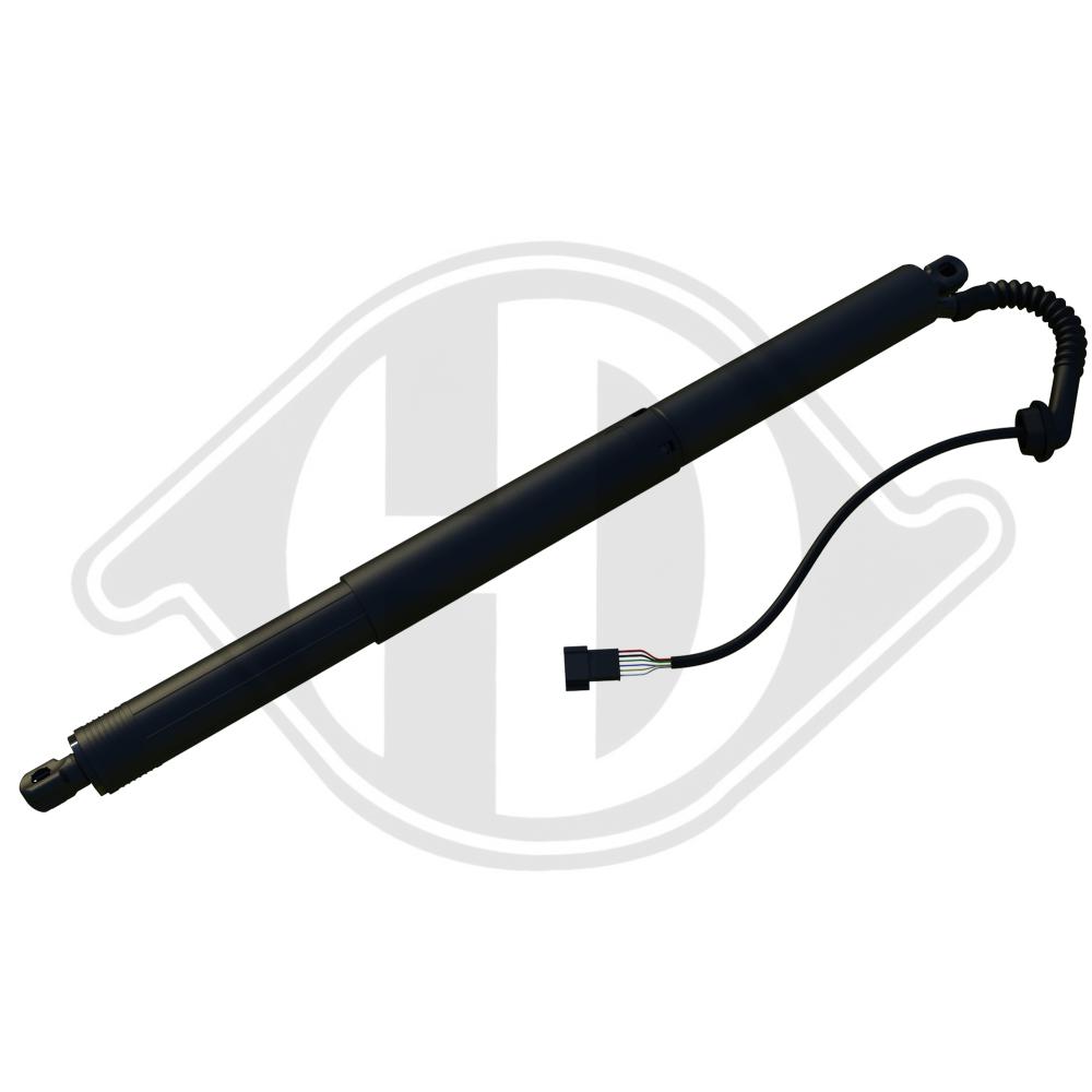 DIEDERICHS Gasfjeder, kuffert-/lastrum 9100523 bagved til venstre for BMW