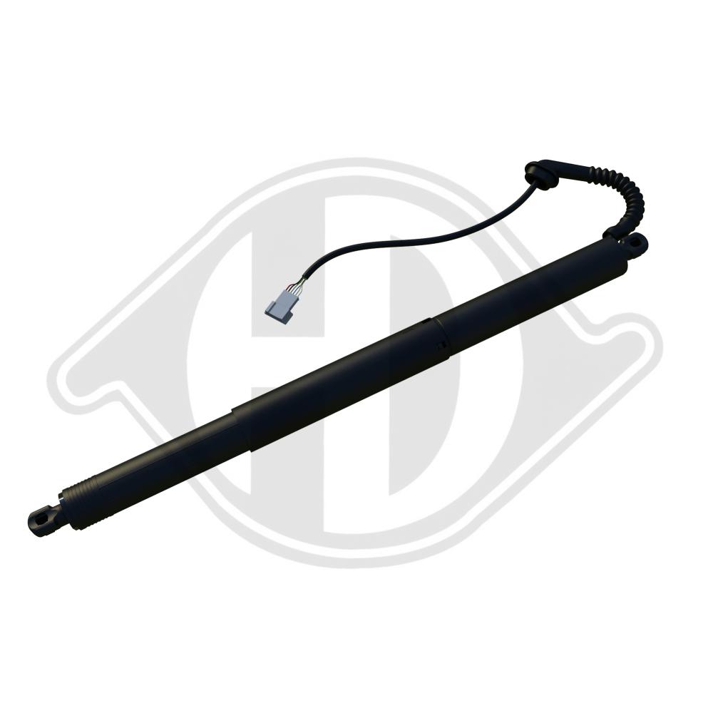 DIEDERICHS Gasfjeder, kuffert-/lastrum 9100524 bagved til højre for BMW
