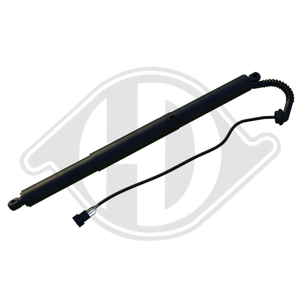 DIEDERICHS Gasfjeder, kuffert-/lastrum 9100528 bagved til venstre for BMW