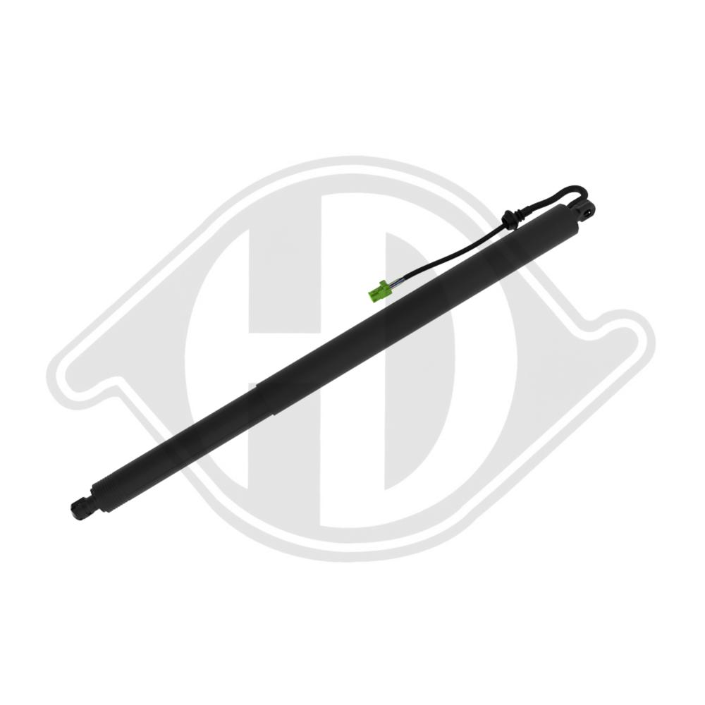 DIEDERICHS Gasfjeder, kuffert-/lastrum 9100546 bagved til højre for OPEL