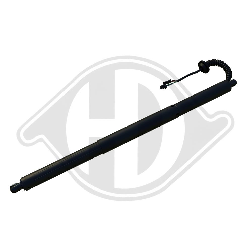 DIEDERICHS Gasfjeder, kuffert-/lastrum 9100547 bagved til venstre for OPEL