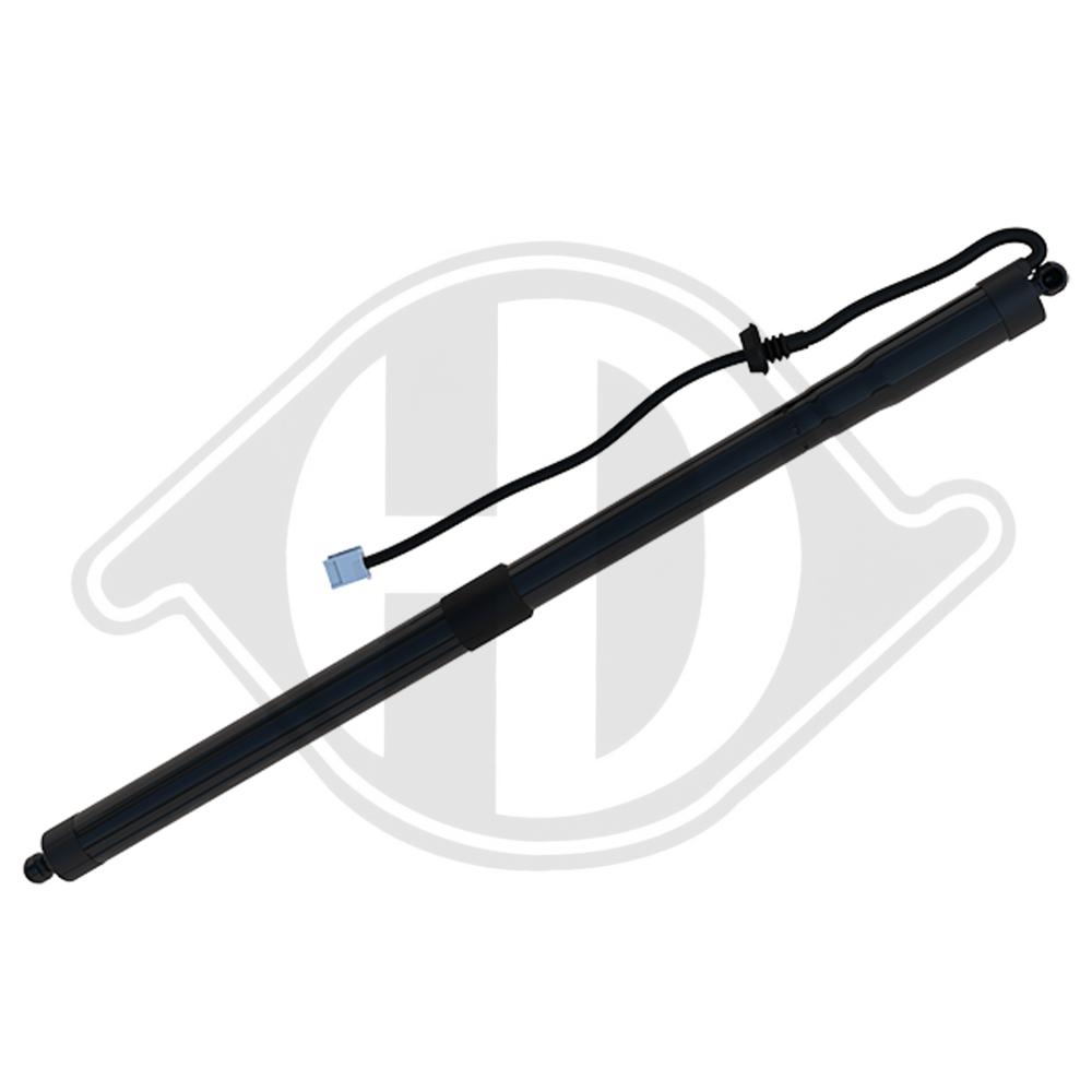 DIEDERICHS Gasfjeder, kuffert-/lastrum 9100549 bagved til højre for TOYOTA
