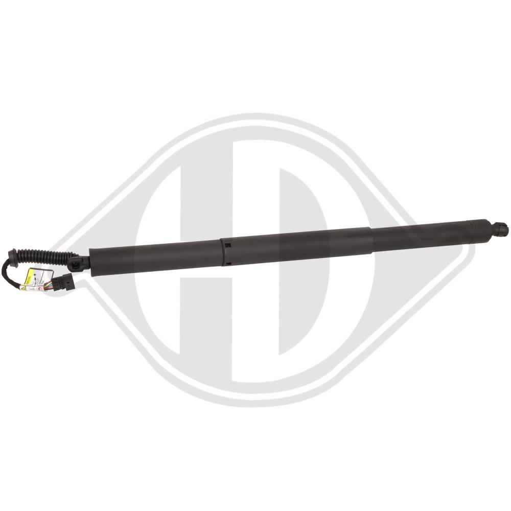 DIEDERICHS Gasfjeder, kuffert-/lastrum 9100569 bagved til venstre for BMW