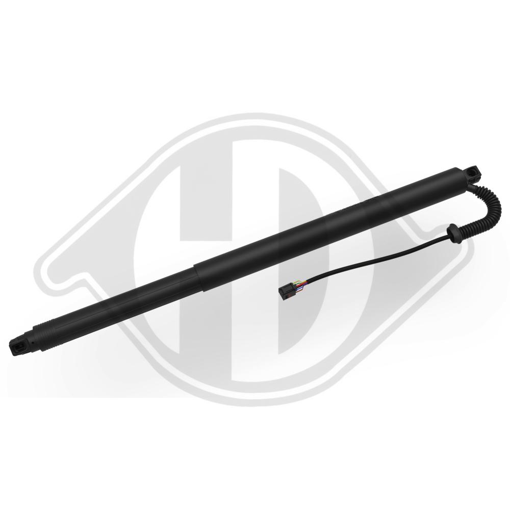 DIEDERICHS Gasfjeder, kuffert-/lastrum 9100555 bagved til venstre for SKODA SEAT