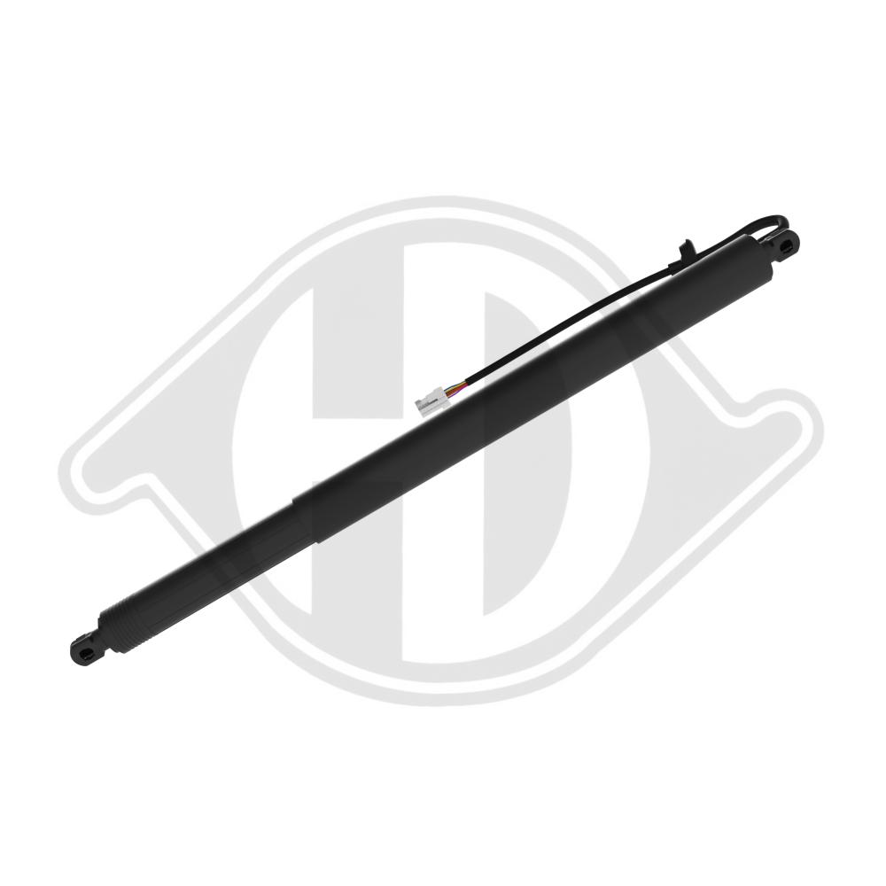 DIEDERICHS Gasfjeder, kuffert-/lastrum 9100557 bagved til venstre for PEUGEOT