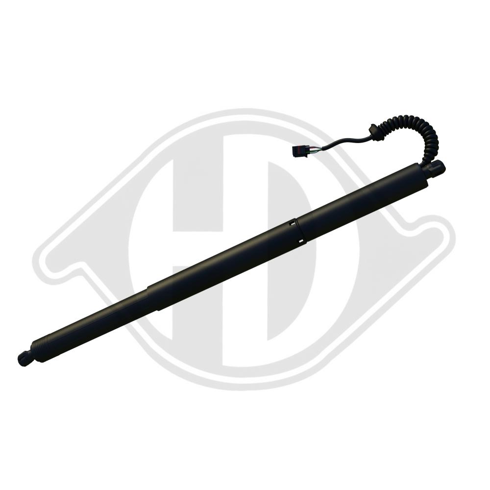 DIEDERICHS Gasfjeder, kuffert-/lastrum 9100542 bagved til højre for SKODA