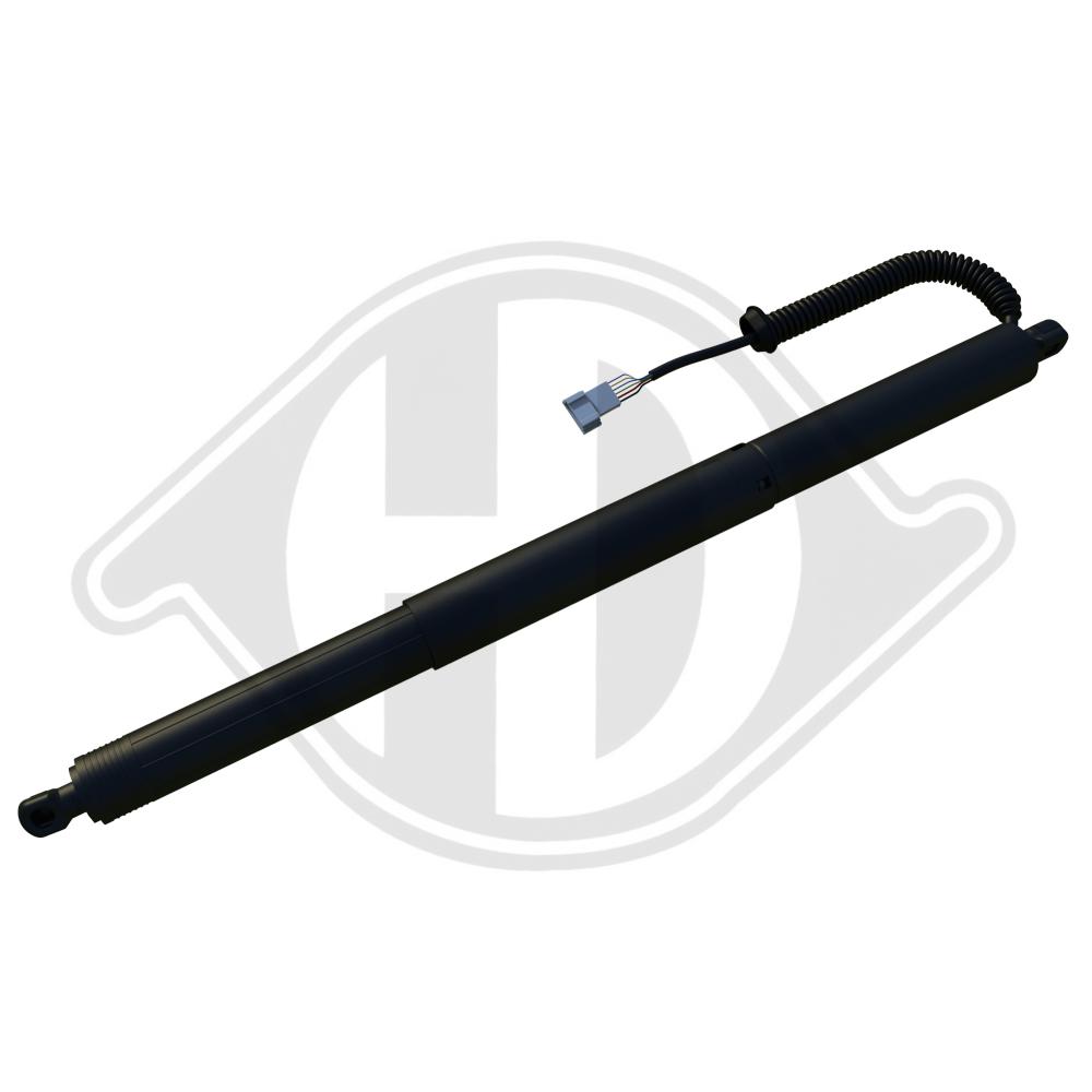 DIEDERICHS Gasfjeder, kuffert-/lastrum 9100564 bagved til venstre for BMW