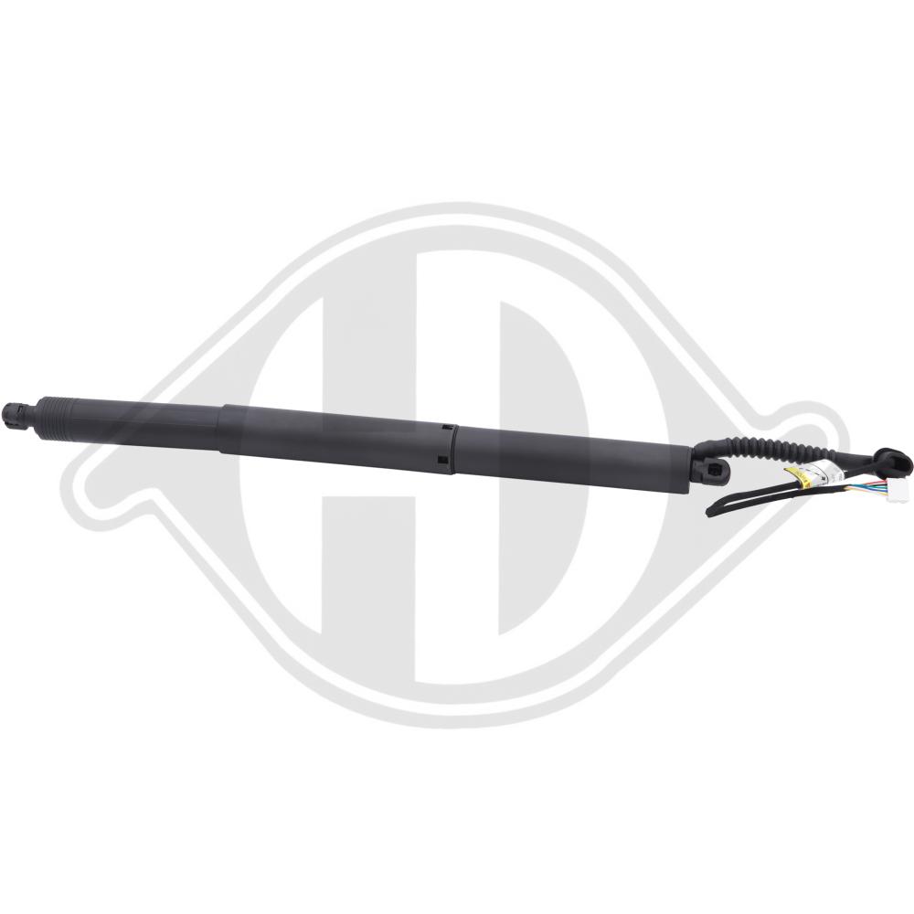 DIEDERICHS Gasfjeder, kuffert-/lastrum 9100594 bagved til højre for AUDI VW
