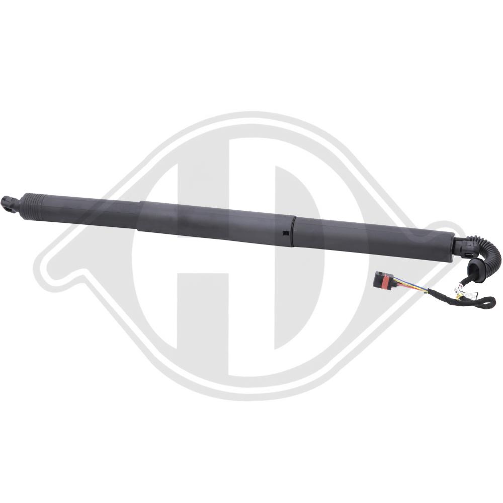DIEDERICHS Gasfjeder, kuffert-/lastrum 9100595 bagved til højre for VW