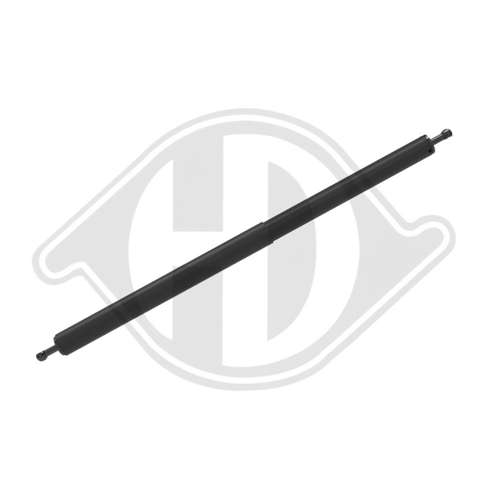 DIEDERICHS Gasfjeder, kuffert-/lastrum 9100604 bagved til venstre for MERCEDES-BENZ