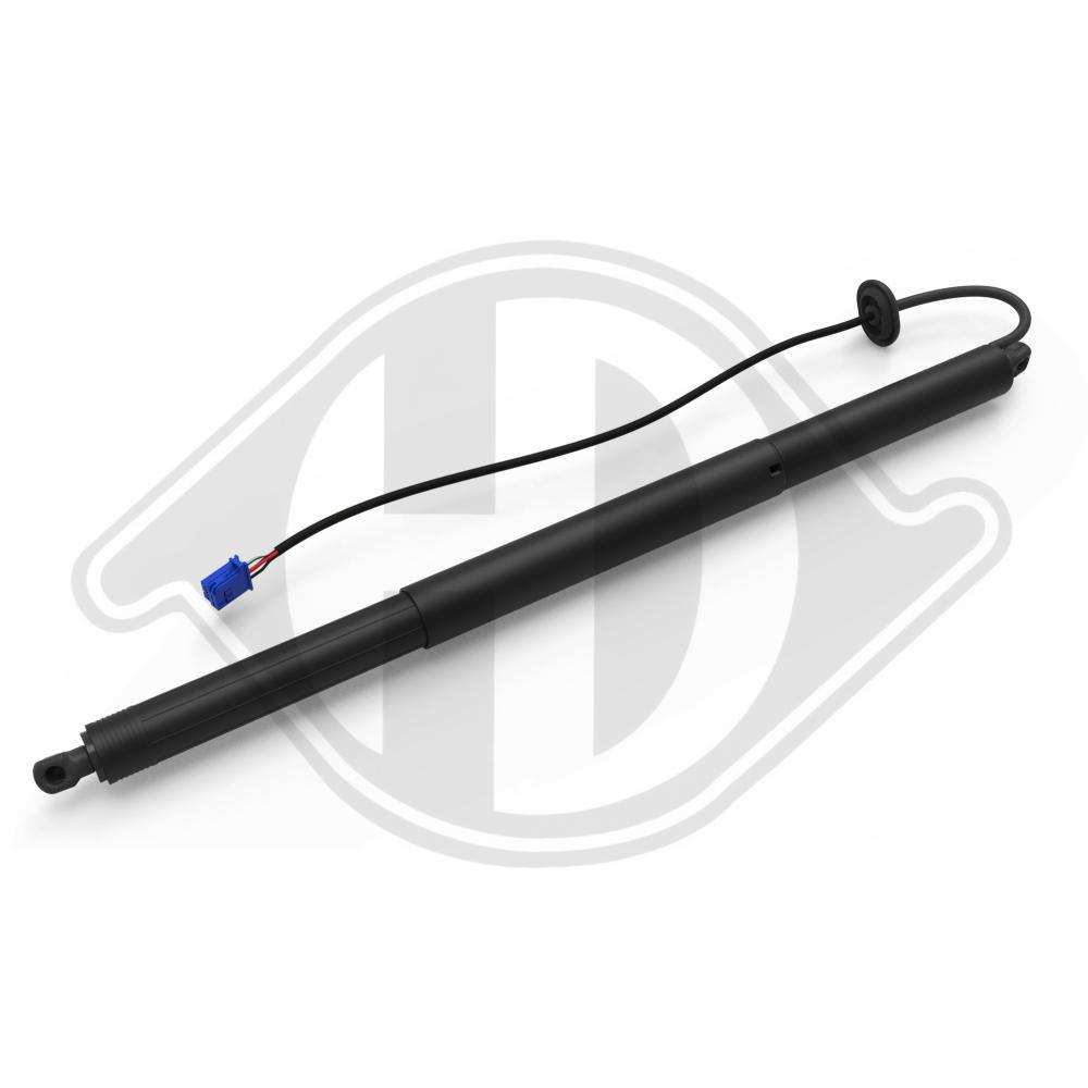 DIEDERICHS Gasfjeder, kuffert-/lastrum 9100605 bagved til venstre for MERCEDES-BENZ