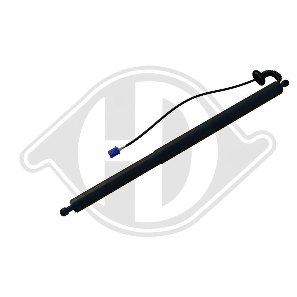 DIEDERICHS Gasfjeder, kuffert-/lastrum 9100607 bagved til venstre for MERCEDES-BENZ