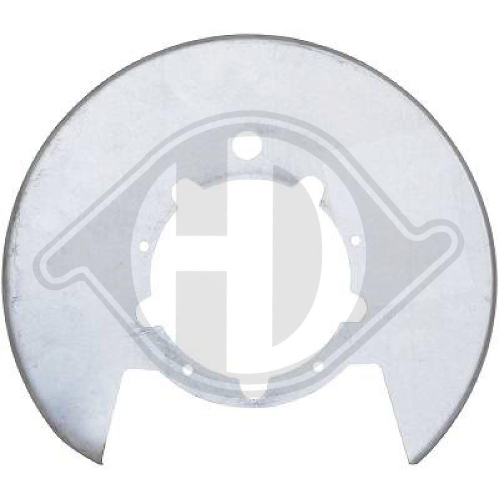 DIEDERICHS Stænkskærm, bremseskive 9349412 bagaksel for IVECO
