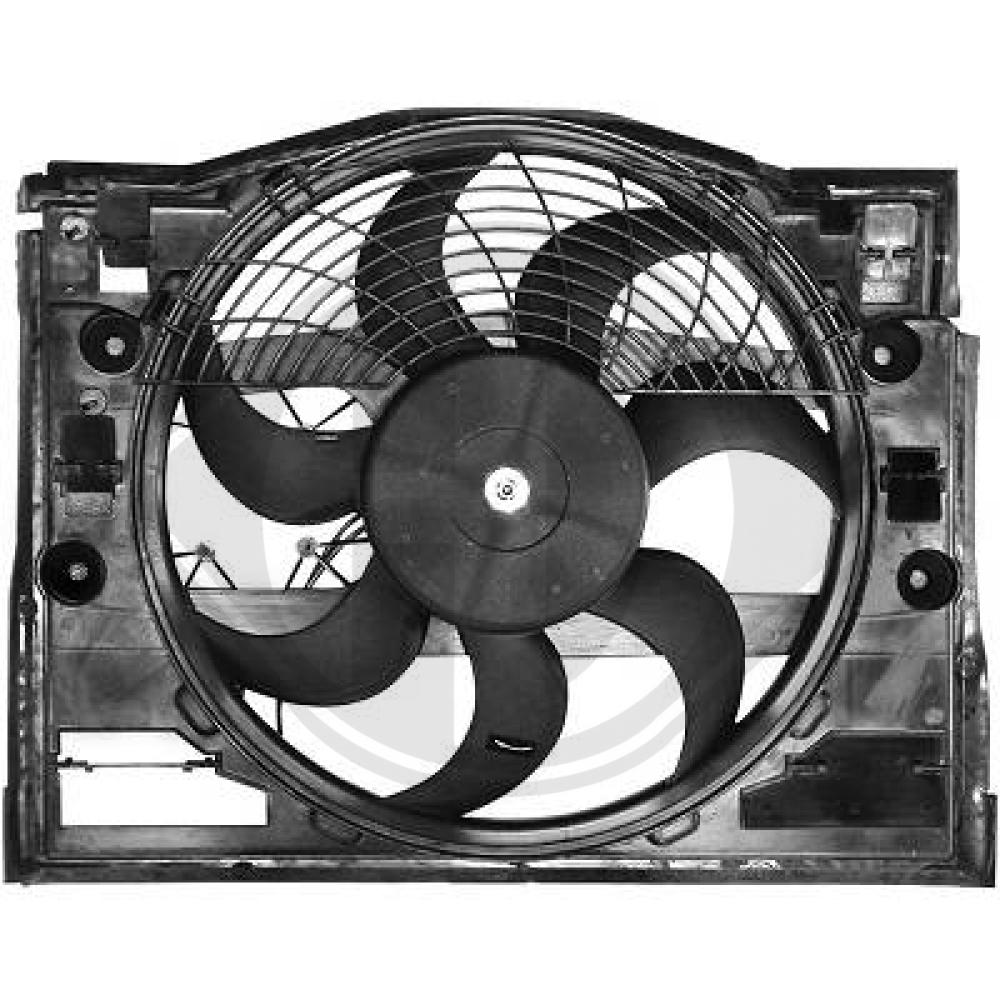 DIEDERICHS Ventilator, klimaanlæg dcl1008 foran for BMW