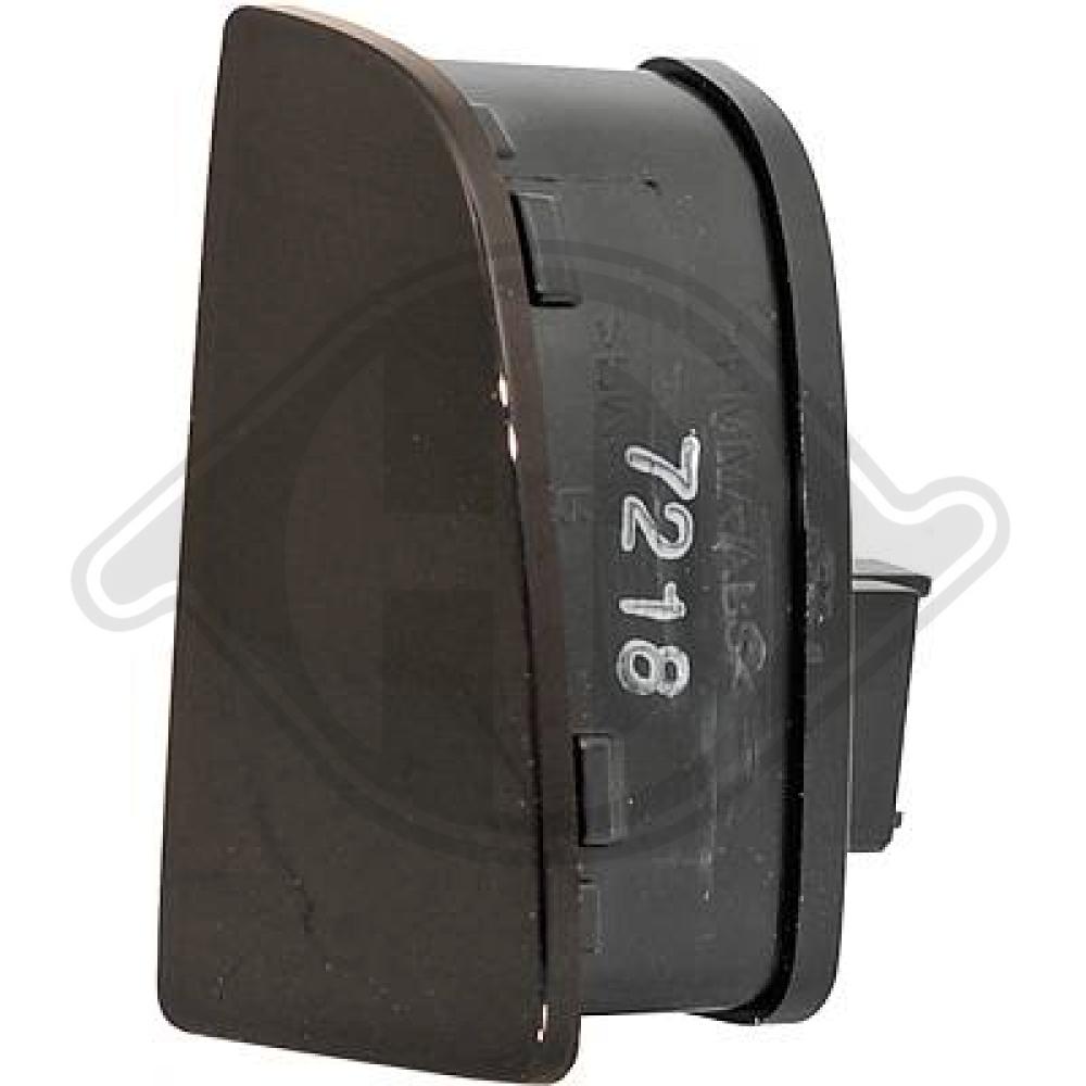 DIEDERICHS Vognbaneskift-advarselslampe 2249229 Sidespejl venstre side for VW