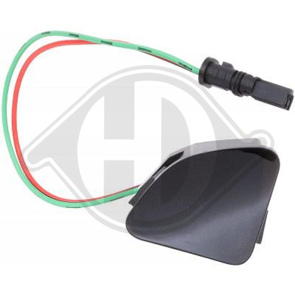 DIEDERICHS Vognbaneskift-advarselslampe 1019329 venstre for AUDI