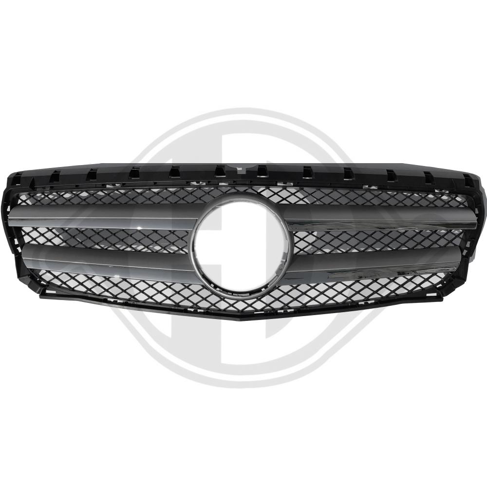 DIEDERICHS Kølergitter 1686040 midten for MERCEDES-BENZ