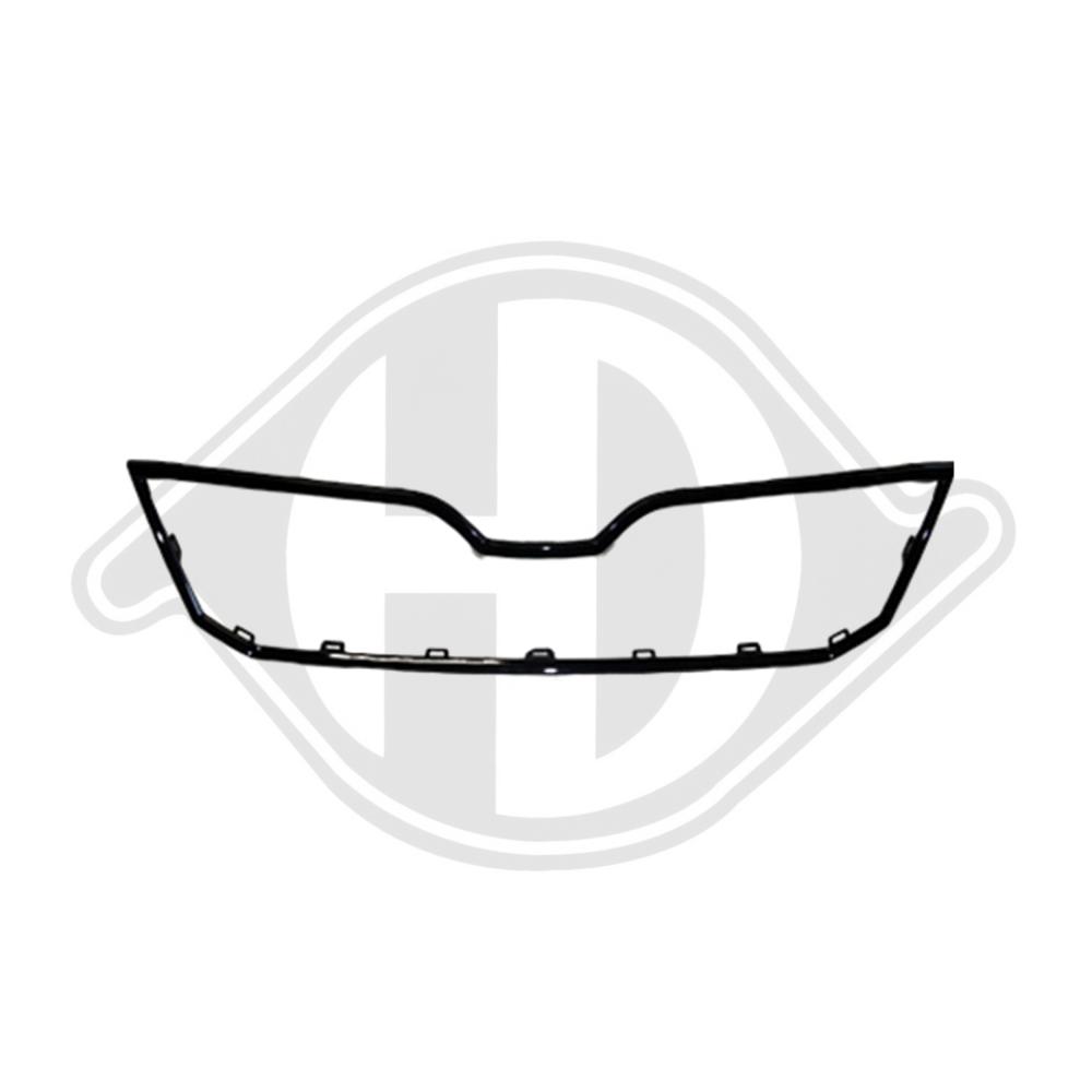 DIEDERICHS Ramme, kølergitter 7842043 for SKODA