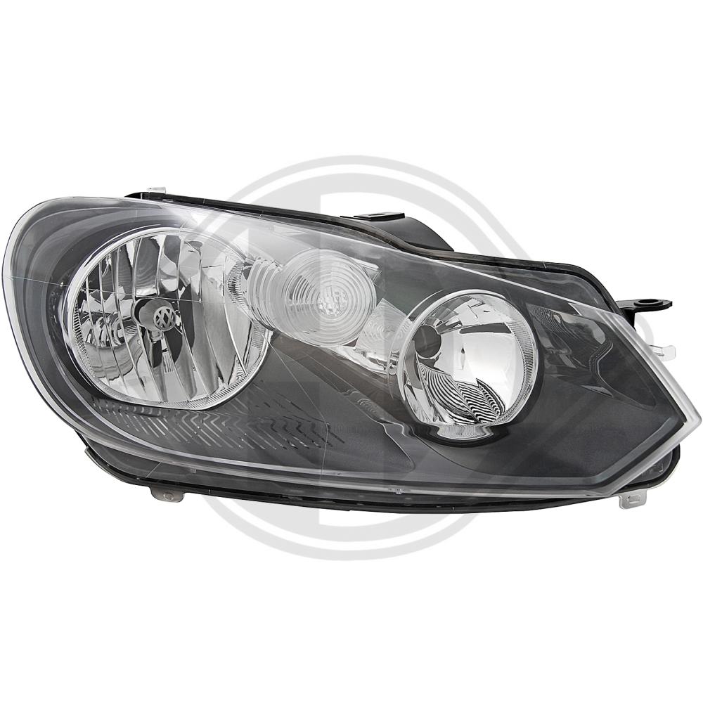 DIEDERICHS Forlygte 2215880 H15 højre for VW