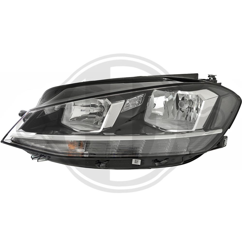 DIEDERICHS Forlygte 2217983 WY21W venstre for VW