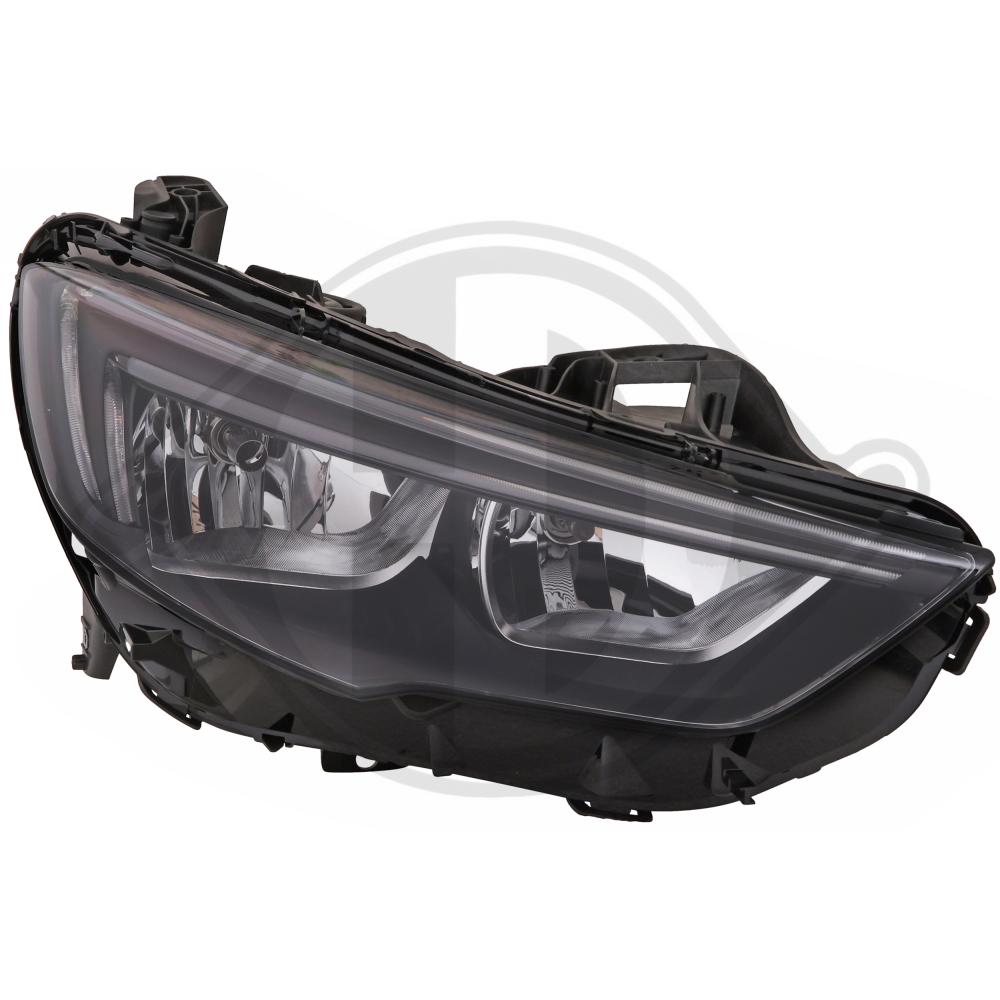 DIEDERICHS Forlygte 1828080 LED højre for OPEL