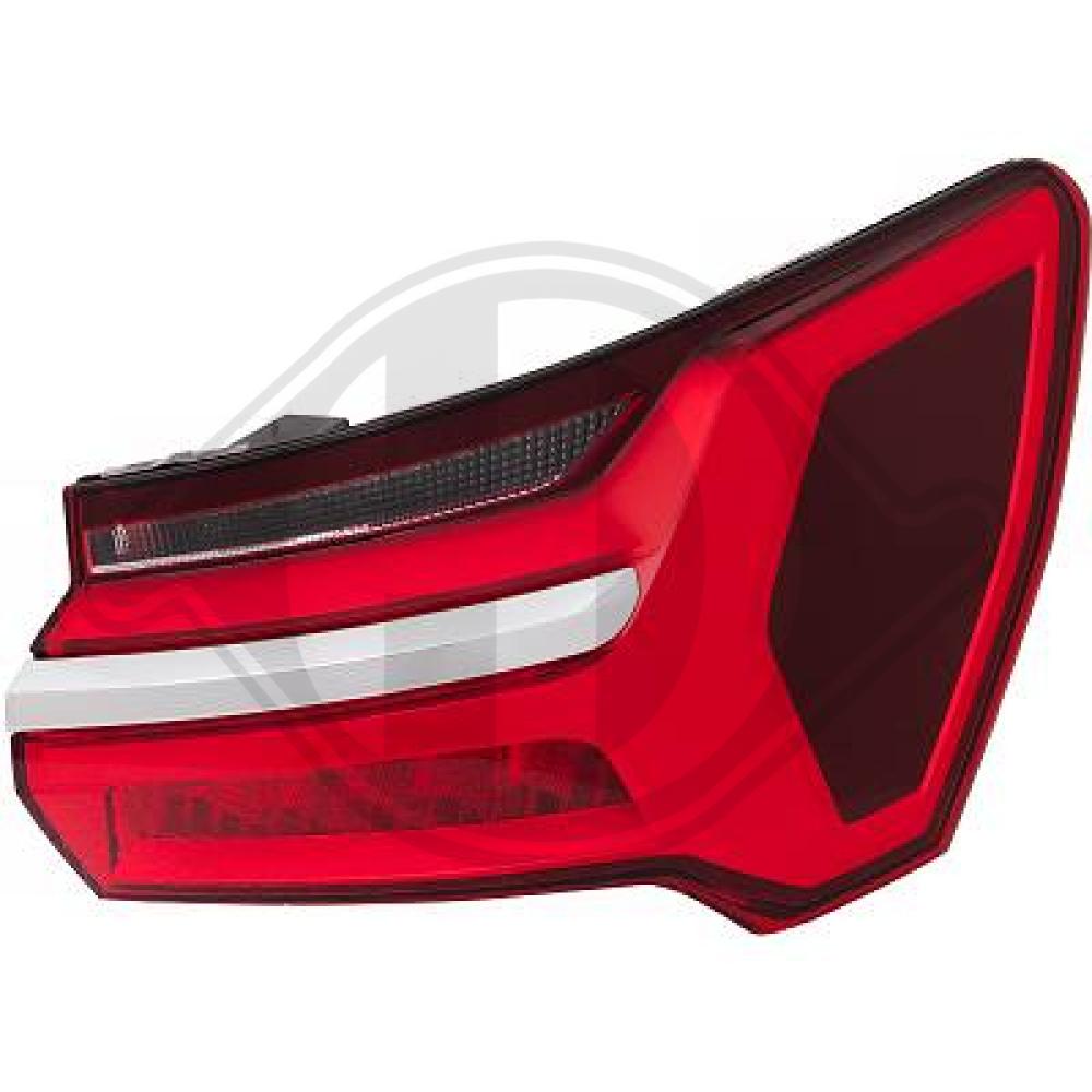 DIEDERICHS Baglygte 1029090 højre for AUDI