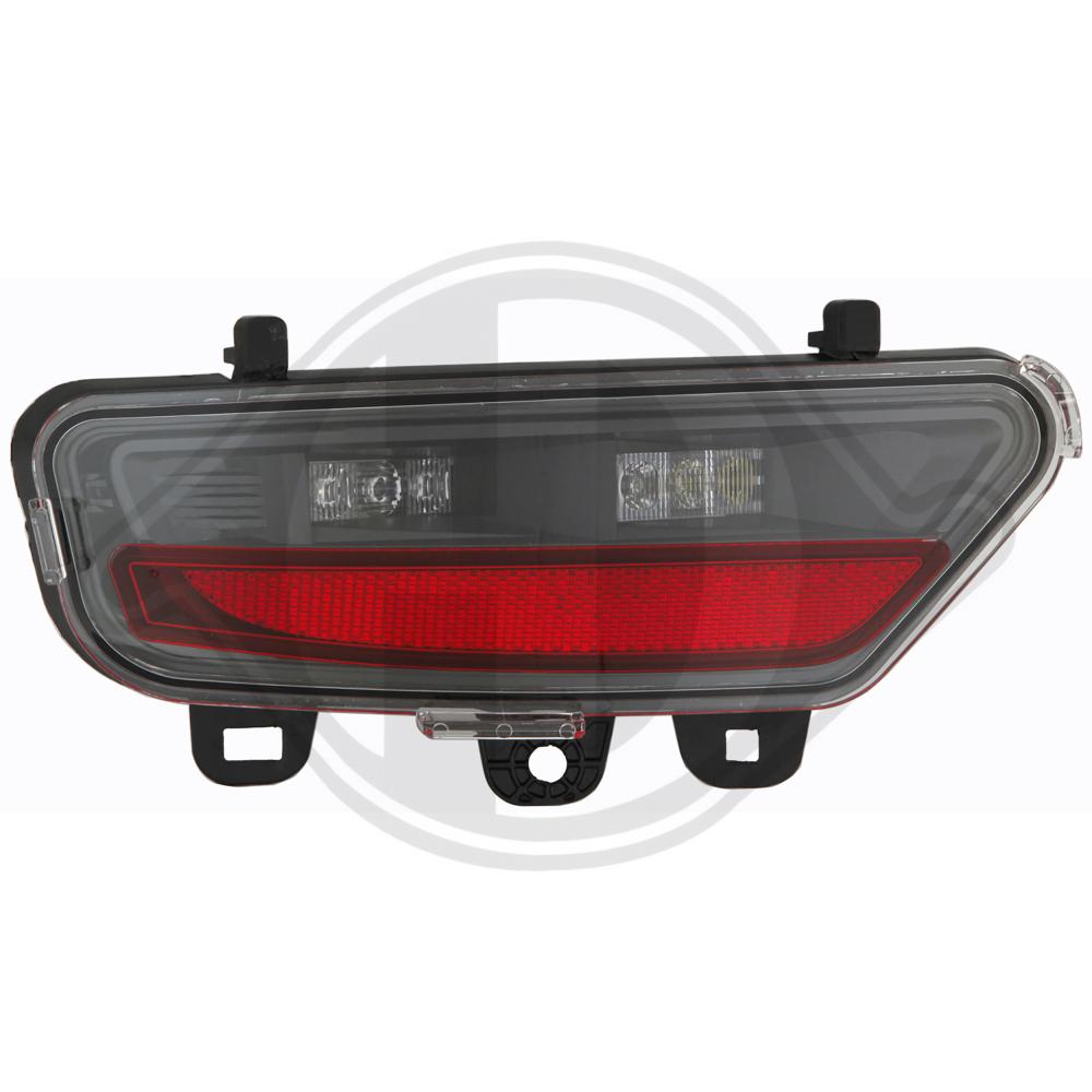 DIEDERICHS Tågebaglygte 4407097 LED venstre for RENAULT
