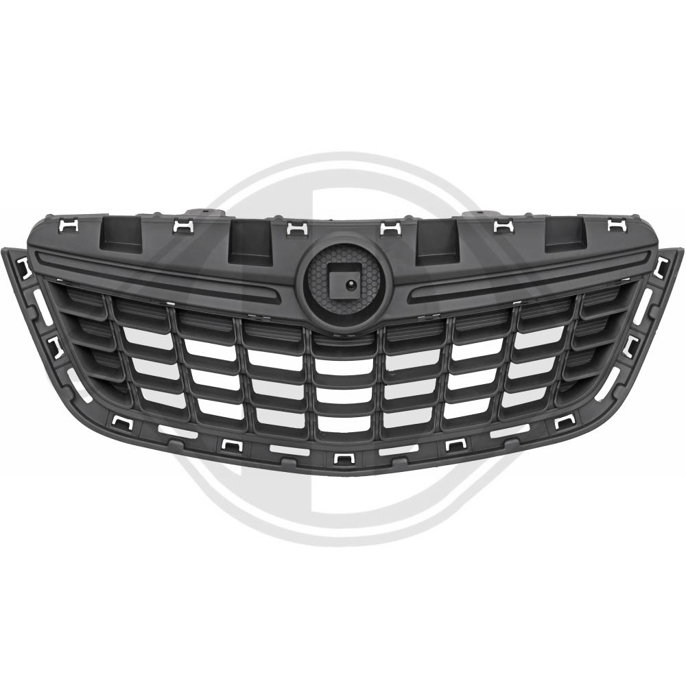 DIEDERICHS Kølergitter 1835040 midten for OPEL