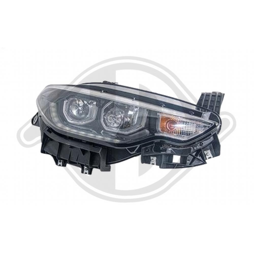 DIEDERICHS Forlygte 3464084 LED højre for FIAT
