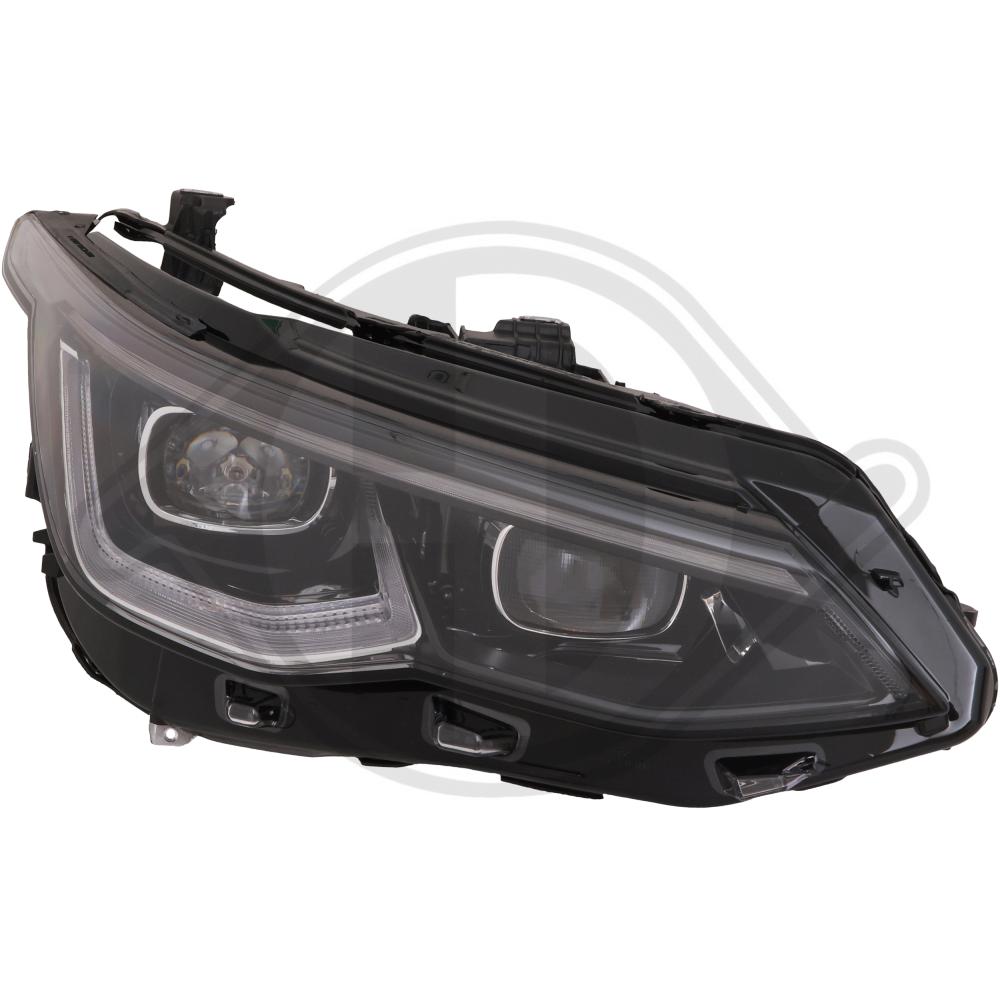 DIEDERICHS Forlygte 2218284 højre for VW