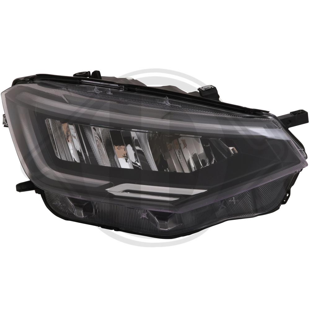 DIEDERICHS Forlygte 2360882 LED højre for VW