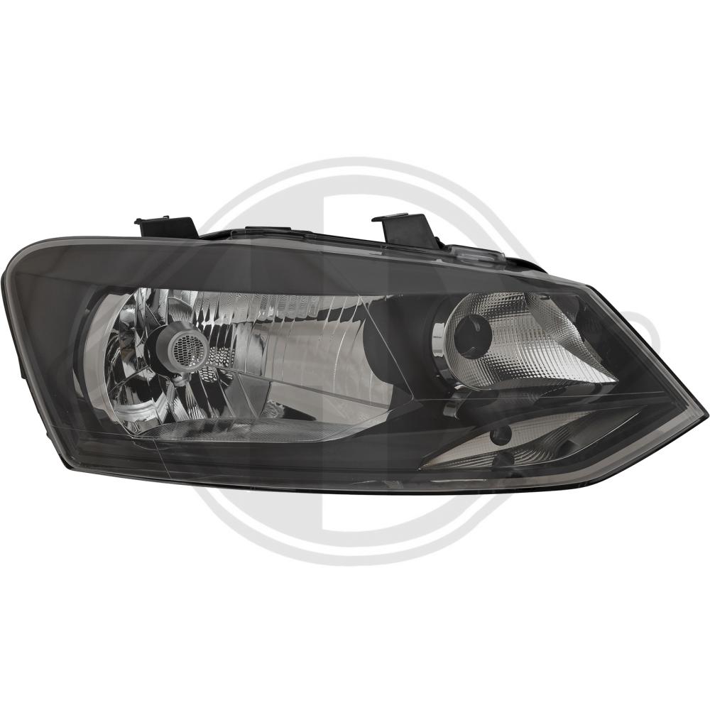DIEDERICHS Forlygte 2206986 H4 højre for VW