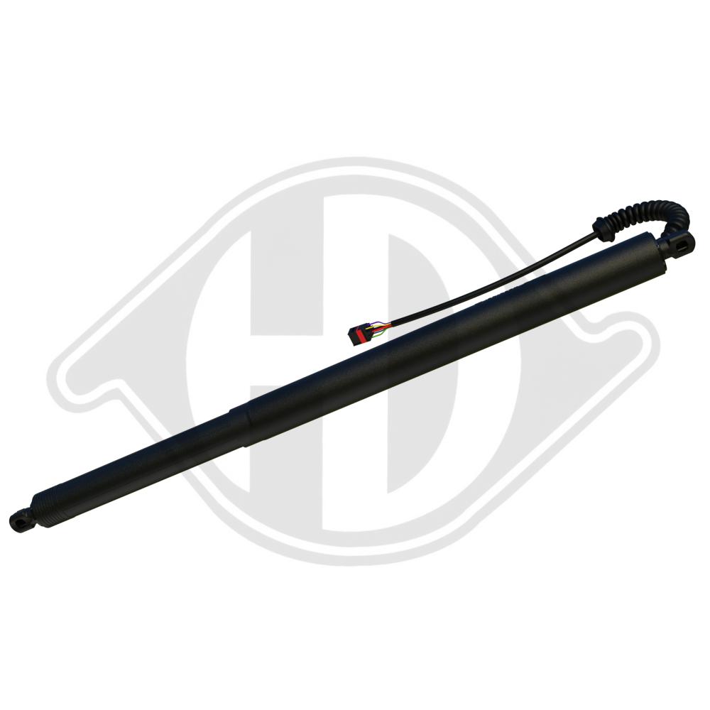 DIEDERICHS Gasfjeder, kuffert-/lastrum 9100644 bagved til venstre for SKODA