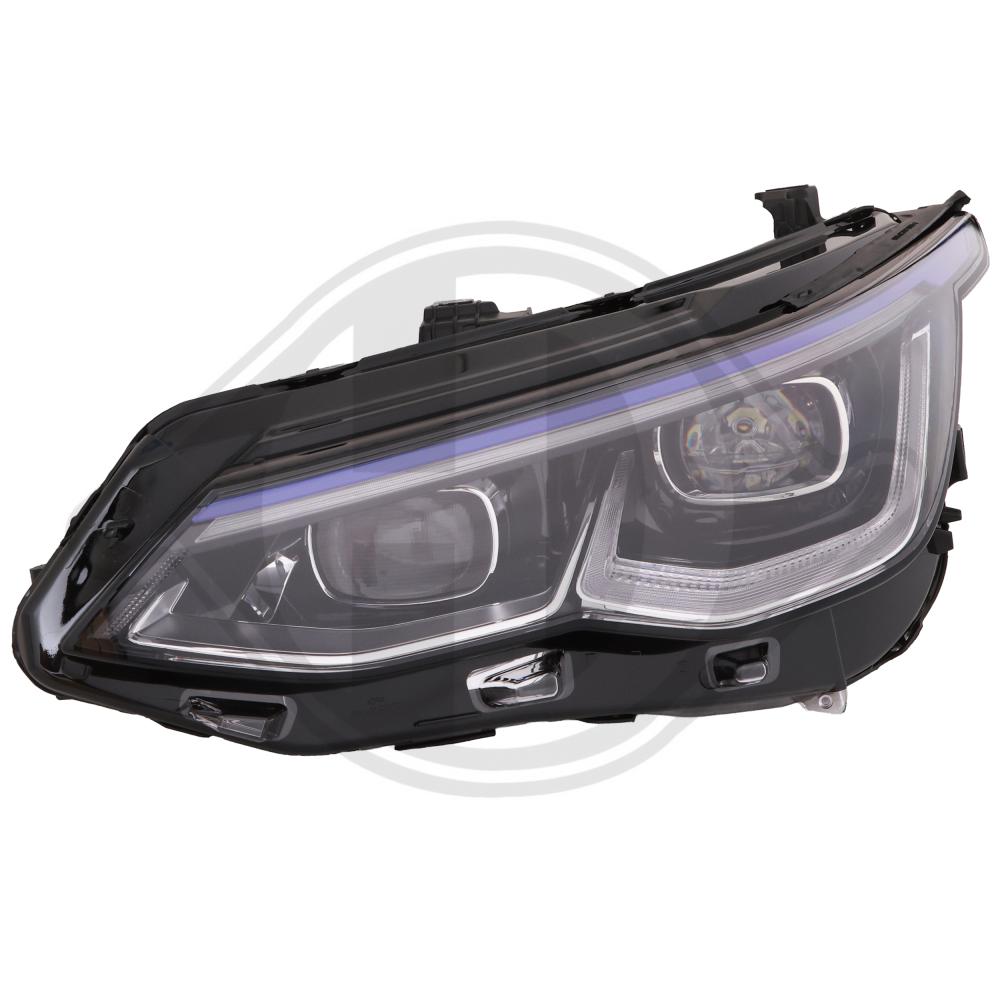 DIEDERICHS Forlygte 2218287 venstre for VW