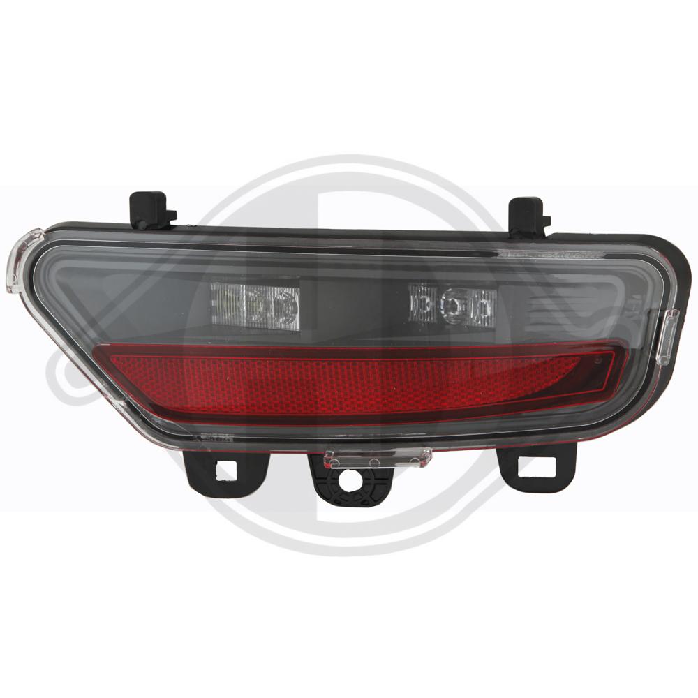 DIEDERICHS Tågebaglygte 4407096 LED højre for RENAULT