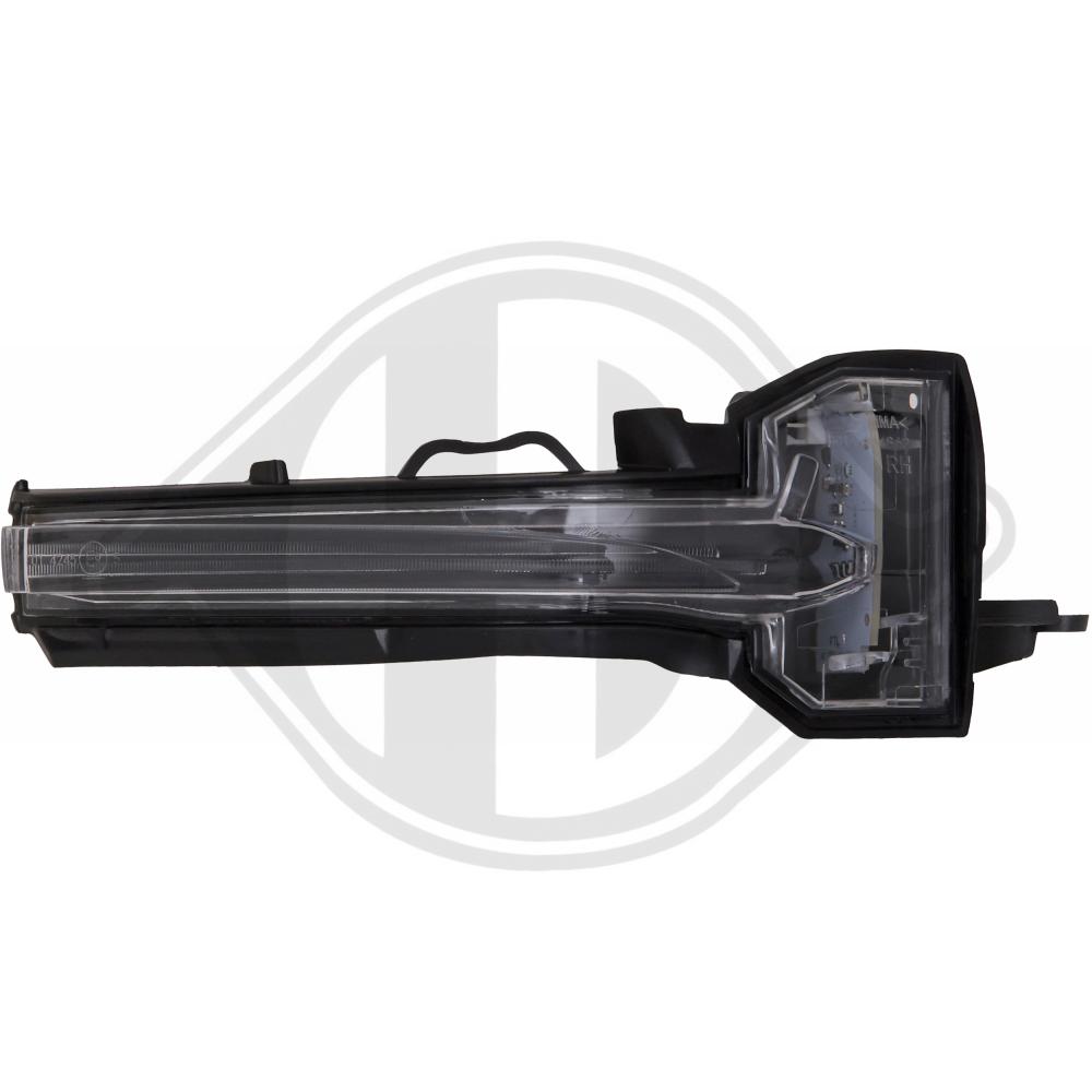 DIEDERICHS Blinklygte 1683276 Sidespejl højre side for MERCEDES-BENZ