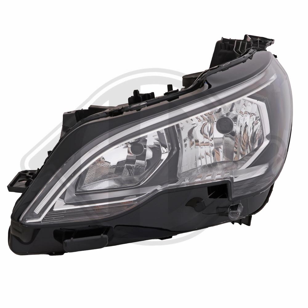 DIEDERICHS Forlygte 4236483 LED venstre for PEUGEOT