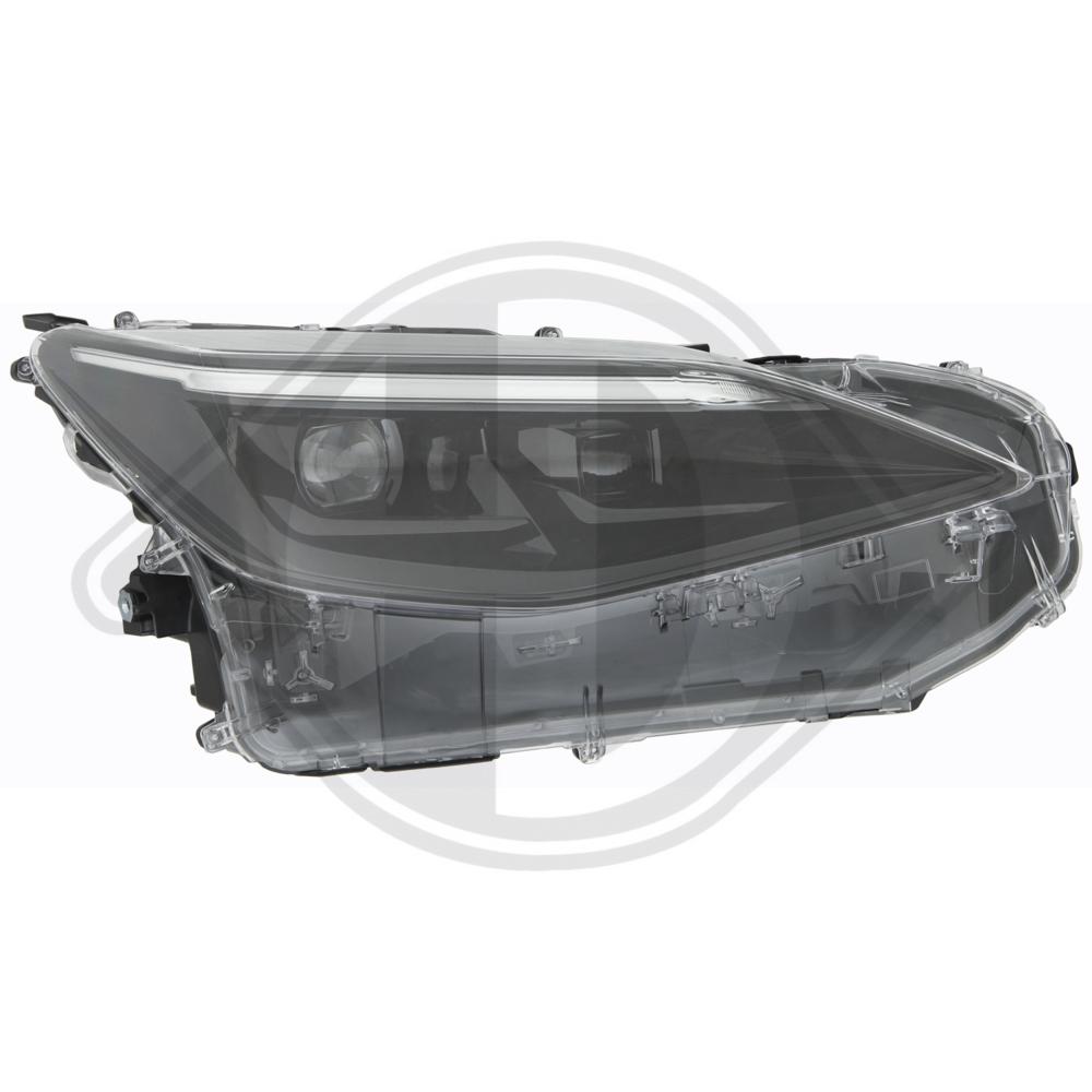 DIEDERICHS Forlygte 6608484 LED højre for TOYOTA