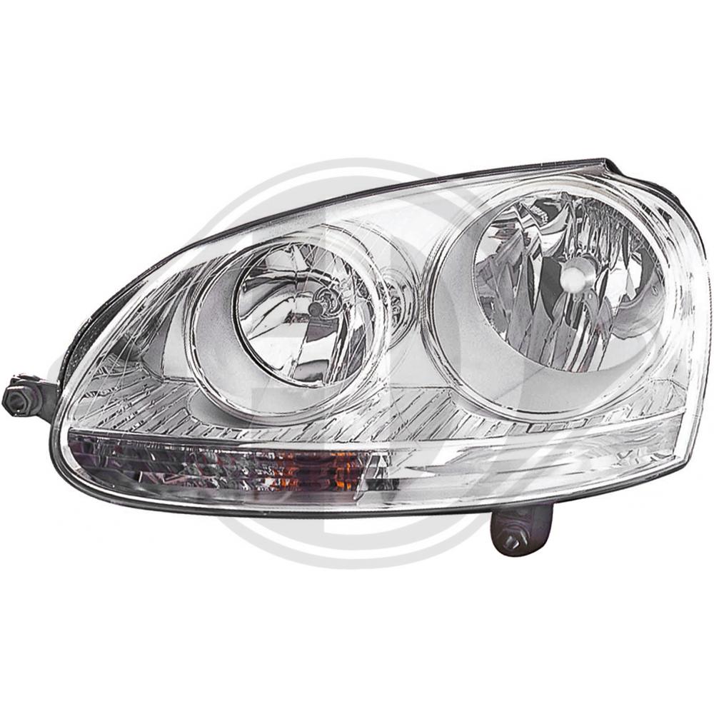 DIEDERICHS Forlygte 2214983 H7/H7 venstre for VW