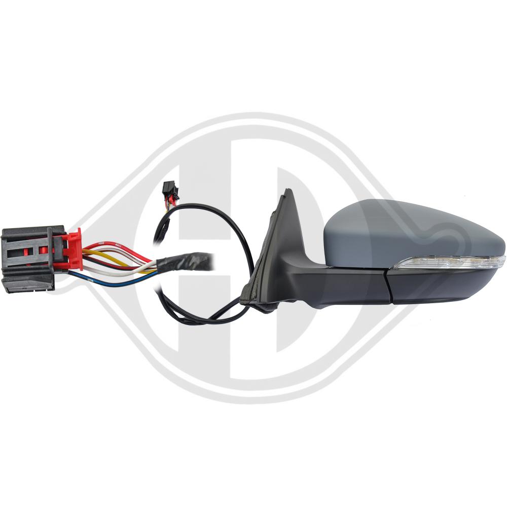 DIEDERICHS Sidespejl 2248525 venstre for VW