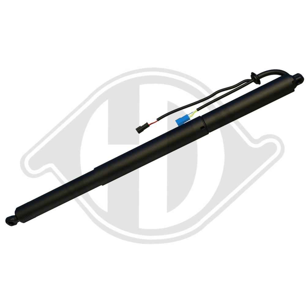 DIEDERICHS Gasfjeder, kuffert-/lastrum 9100609 bagved til venstre for BMW