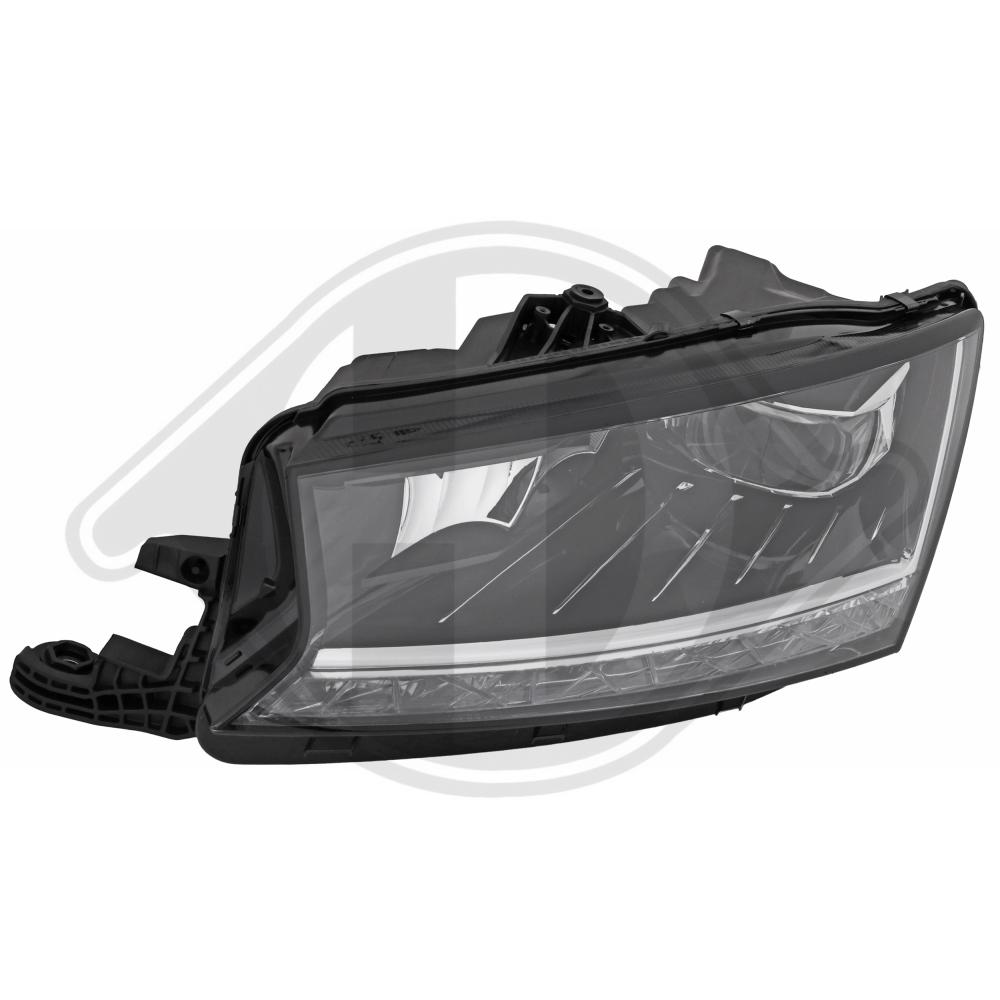 DIEDERICHS Forlygte 7807185 LED venstre for SKODA