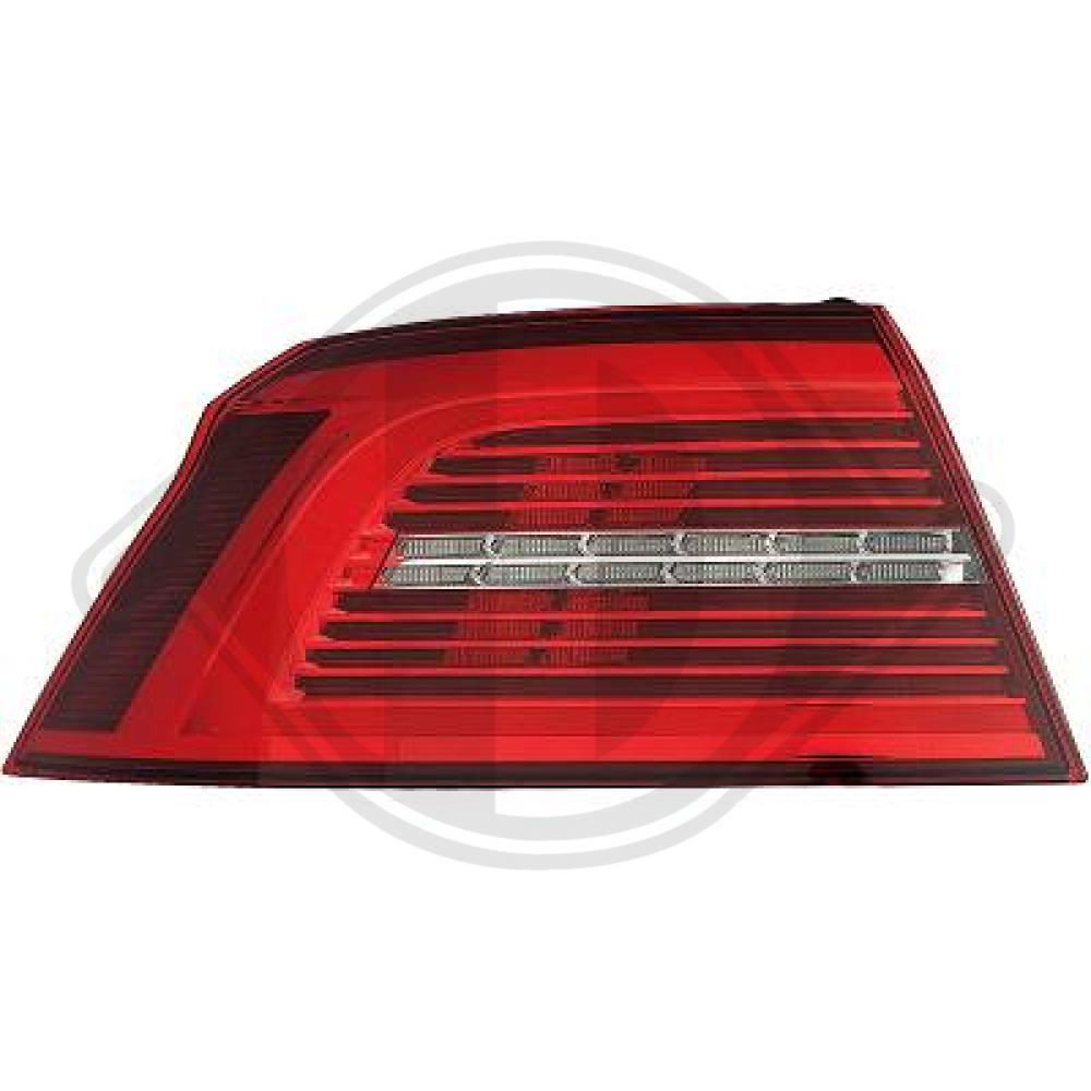 DIEDERICHS Baglygte 2249191 venstre for VW