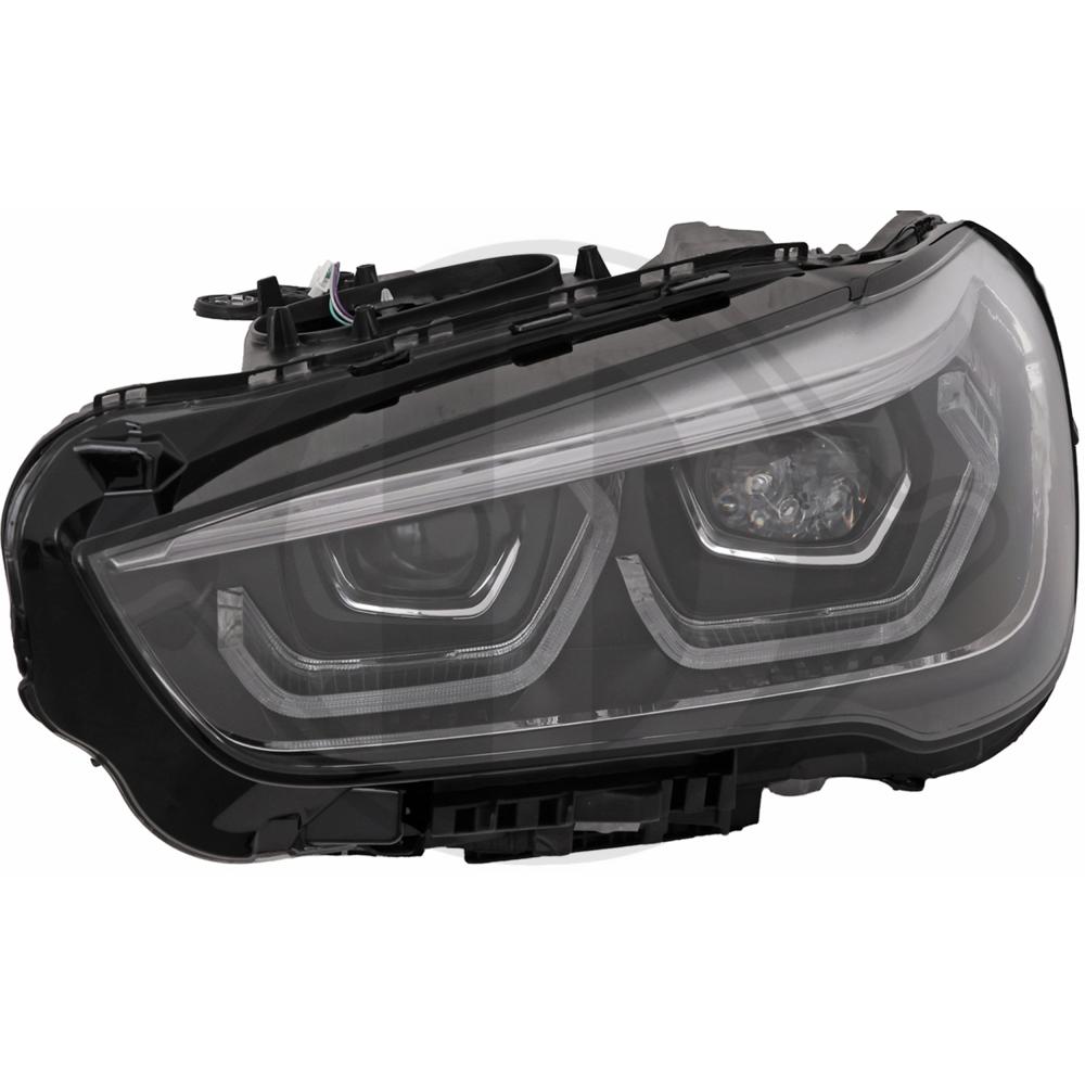 DIEDERICHS Forlygte 1266187 LED venstre for BMW