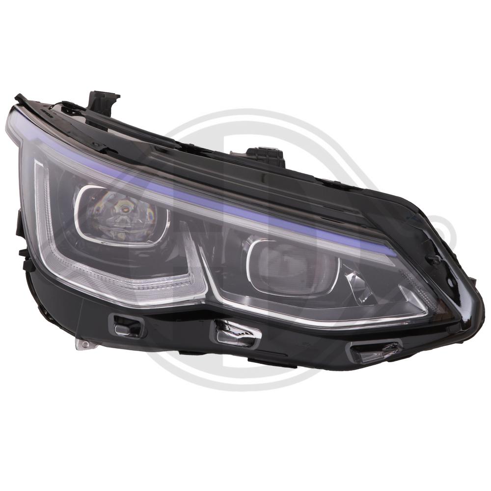 DIEDERICHS Forlygte 2218286 højre for VW