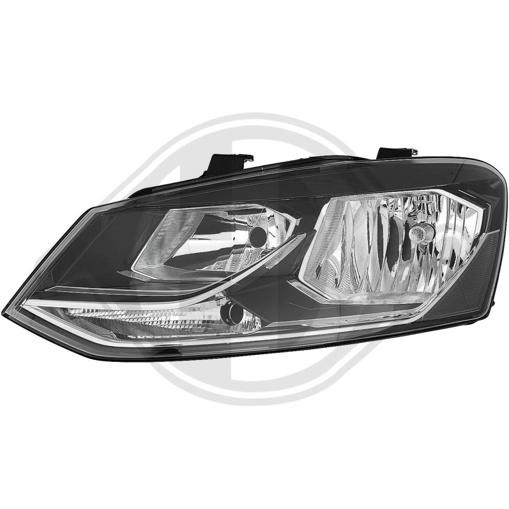 DIEDERICHS Forlygte 2249983 H7/H9 venstre for VW