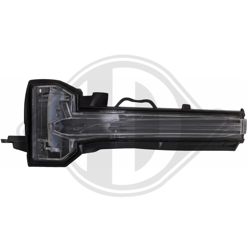 DIEDERICHS Blinklygte 1683277 Sidespejl venstre side for MERCEDES-BENZ