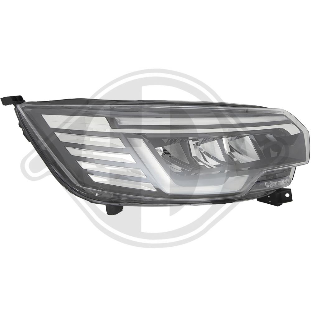 DIEDERICHS Forlygte 4497382 LED højre for RENAULT