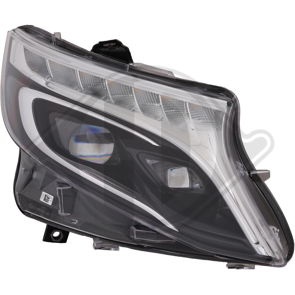 DIEDERICHS Forlygte 1668184 LED højre for MERCEDES-BENZ