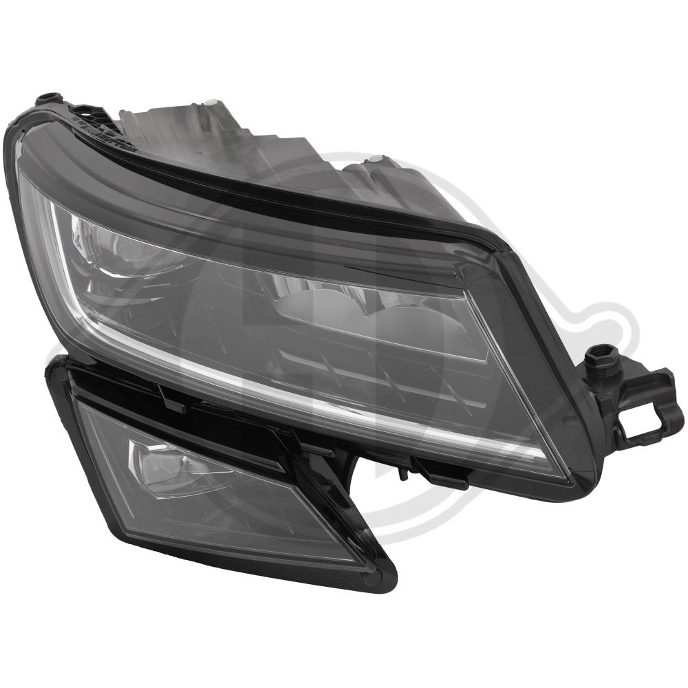 DIEDERICHS Forlygte 7880082 LED højre for SKODA